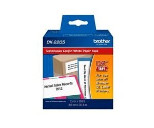 ▷ Rollo Continuo Brother Dk-2205 Ql-800 Ql-810W
