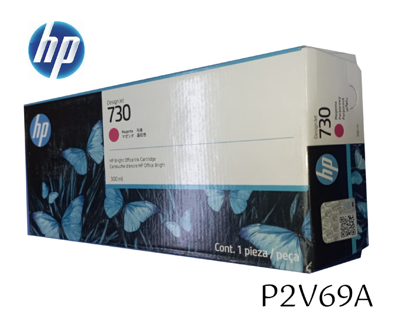 Tinta Hp P2V69A 730 300ml Magenta Original