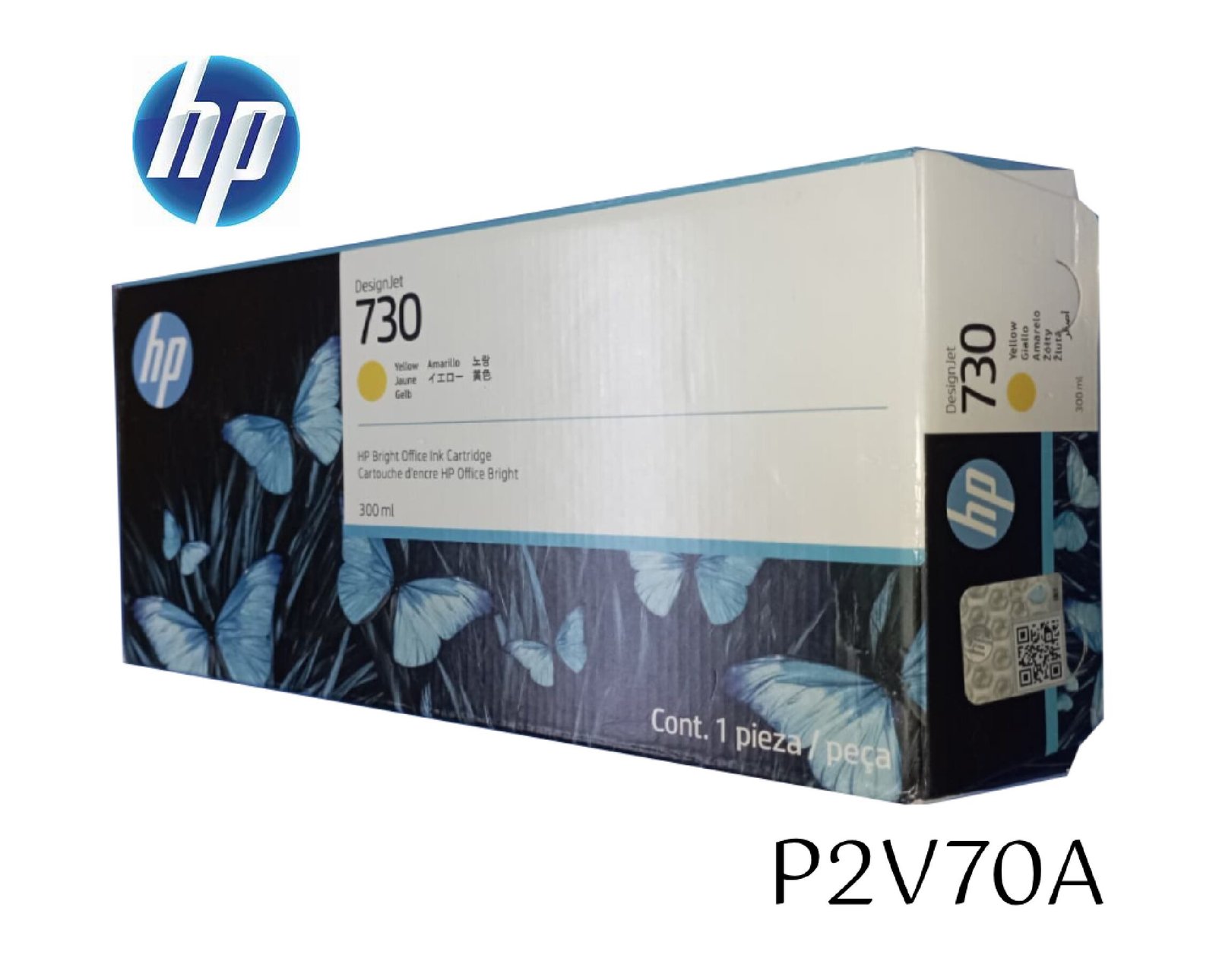 Tinta Hp P2V70A 730 300ml Yellow Original
