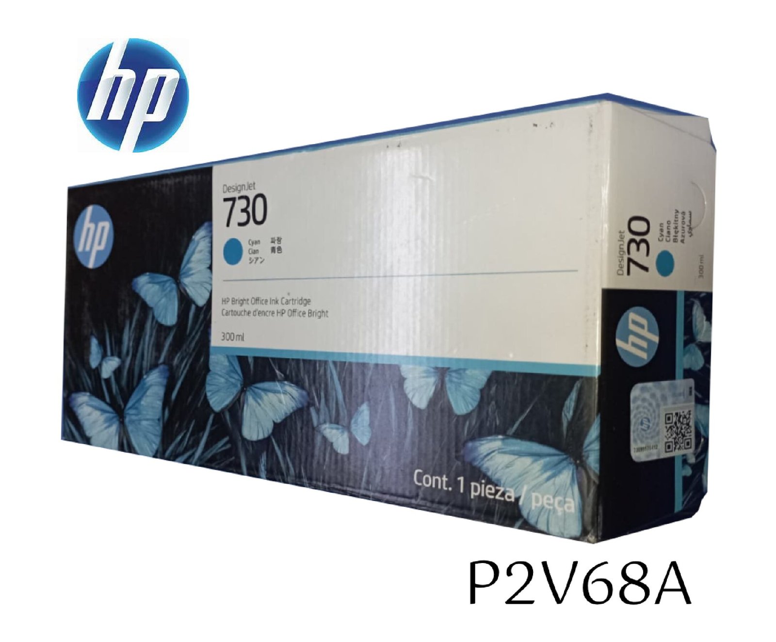Tinta Hp P2V68A 730 300ml Cyan Original