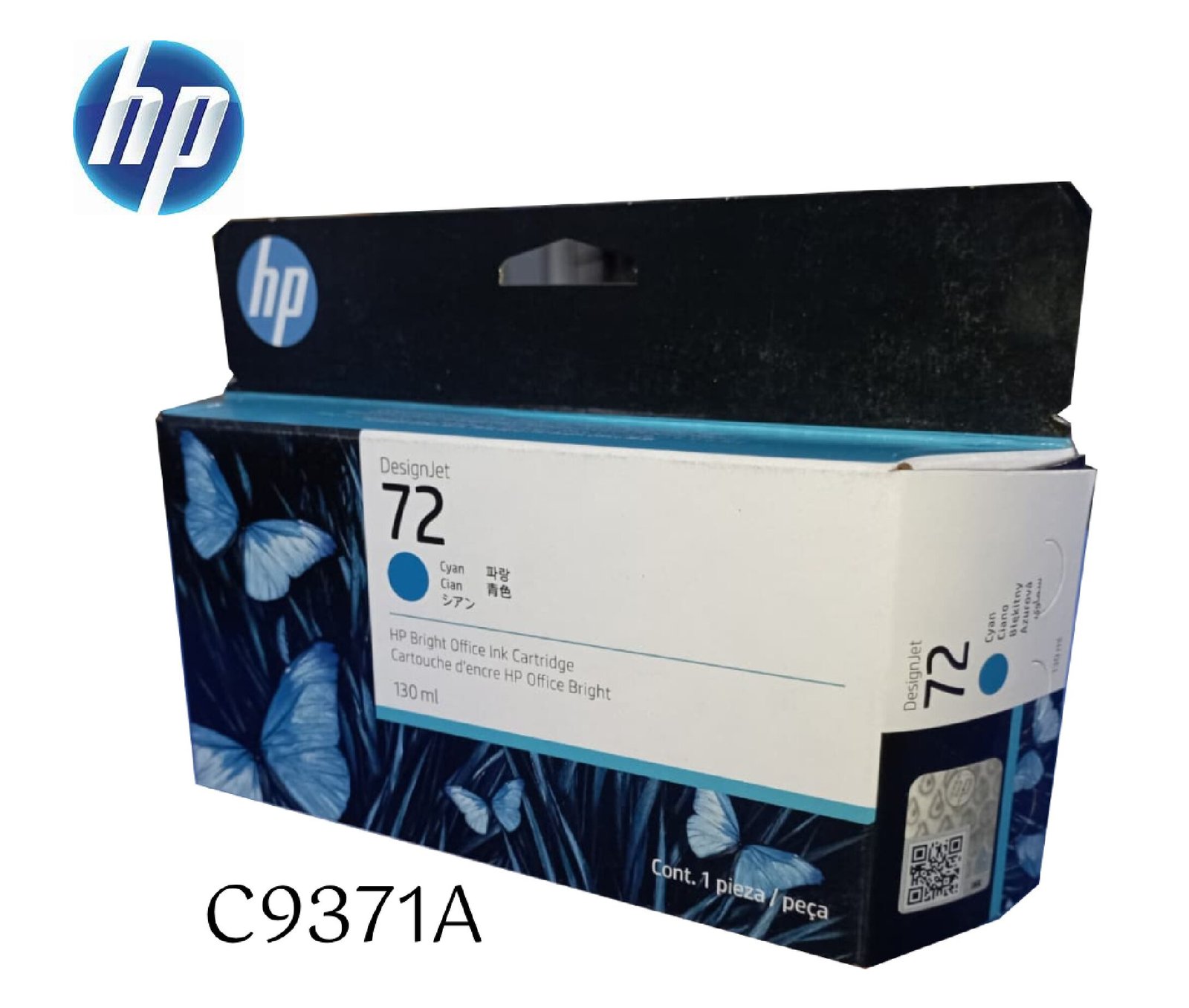 Tinta HP 72 Cyan C9371A DesignJet T610, T1100
