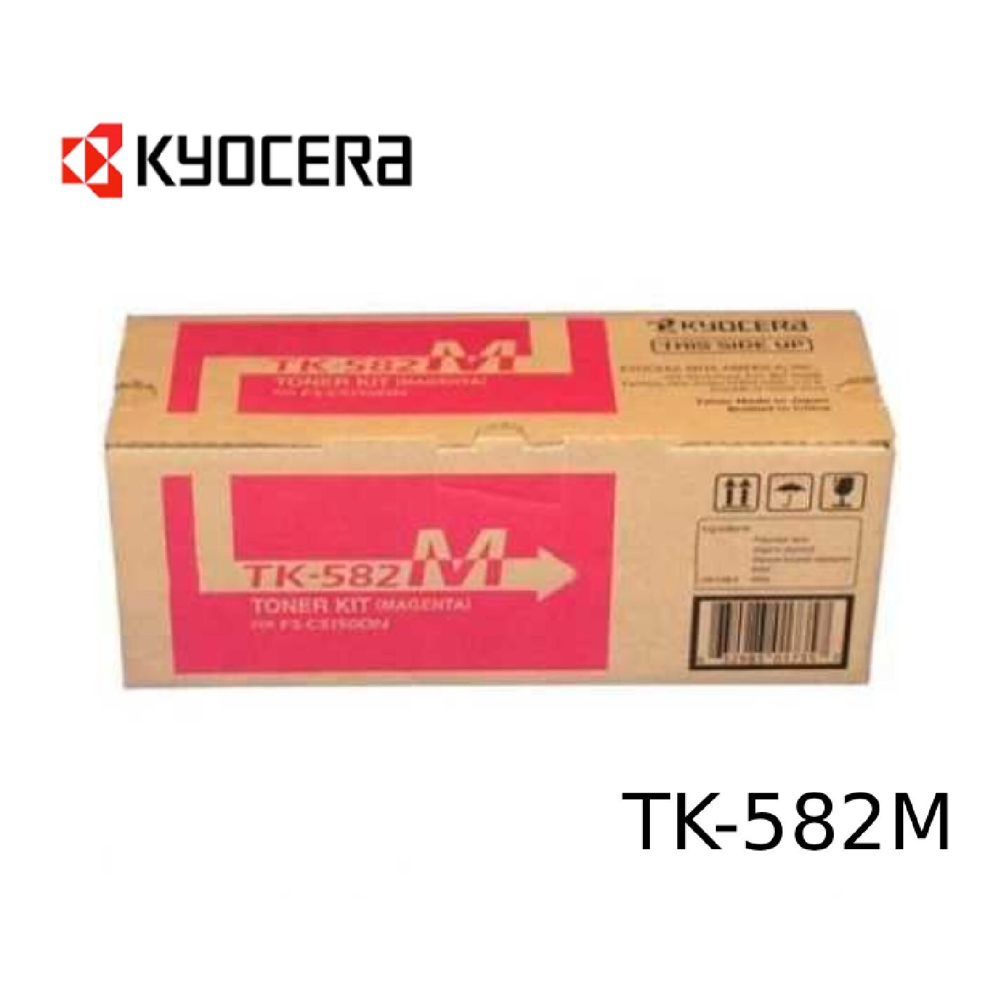 TONER KYOCERA TK-582M FS-C5150DN MAGENTA 2.8K