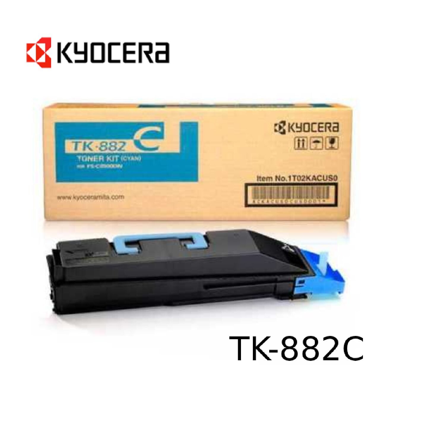 TONER KYOCERA TK-882C FS-C8500DN CYAN 18K