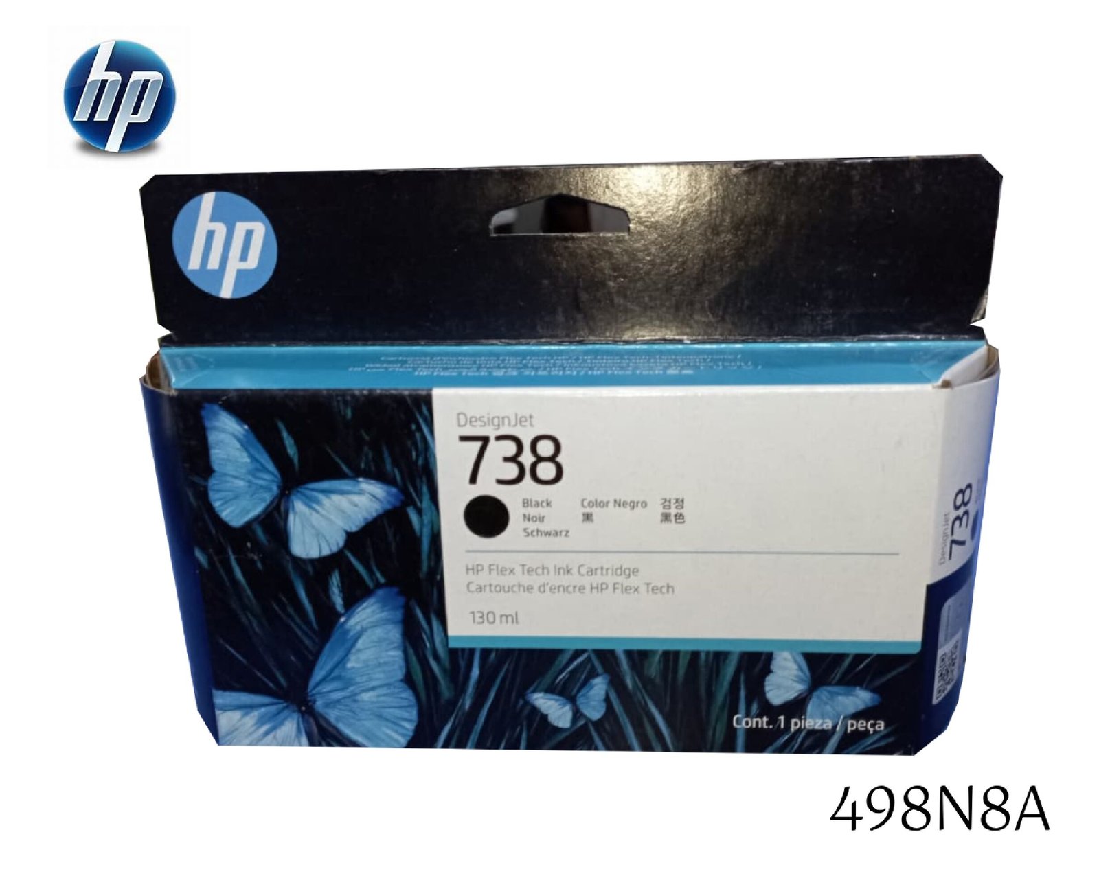 Tinta Hp 738 Negro 498N8A 300Ml Designjet T850, T950