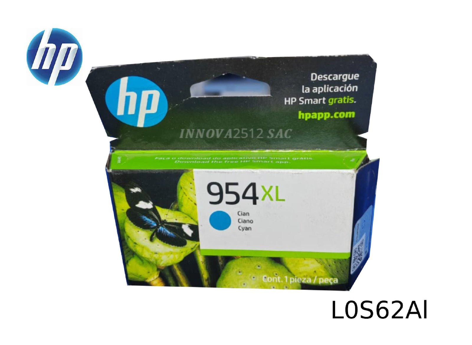 Tinta Hp 954Xl L0S62Al Cyan Officejet Pro 7720, 7740, 8210, 8710.