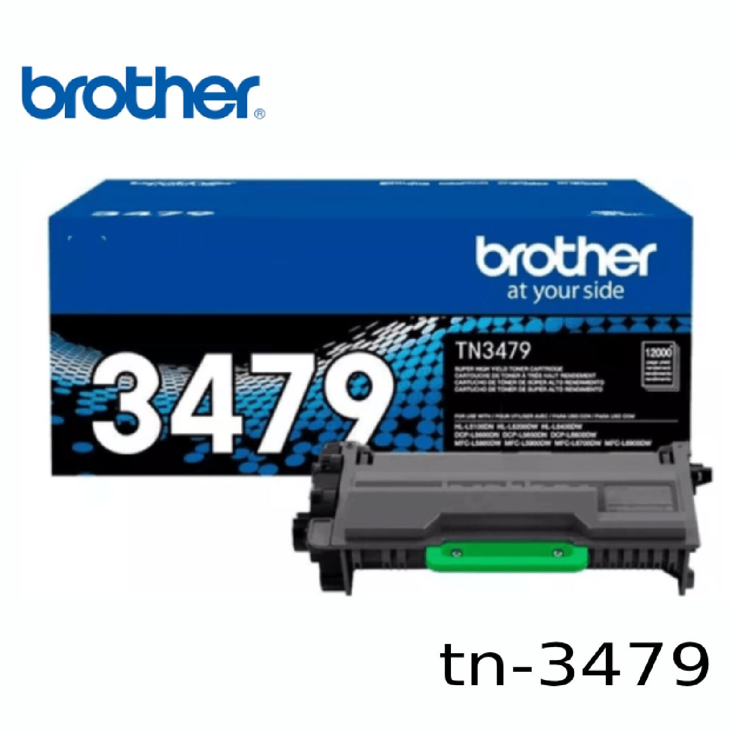 toner brother tn-3479 hl-l5100dn, dcpl5650dn