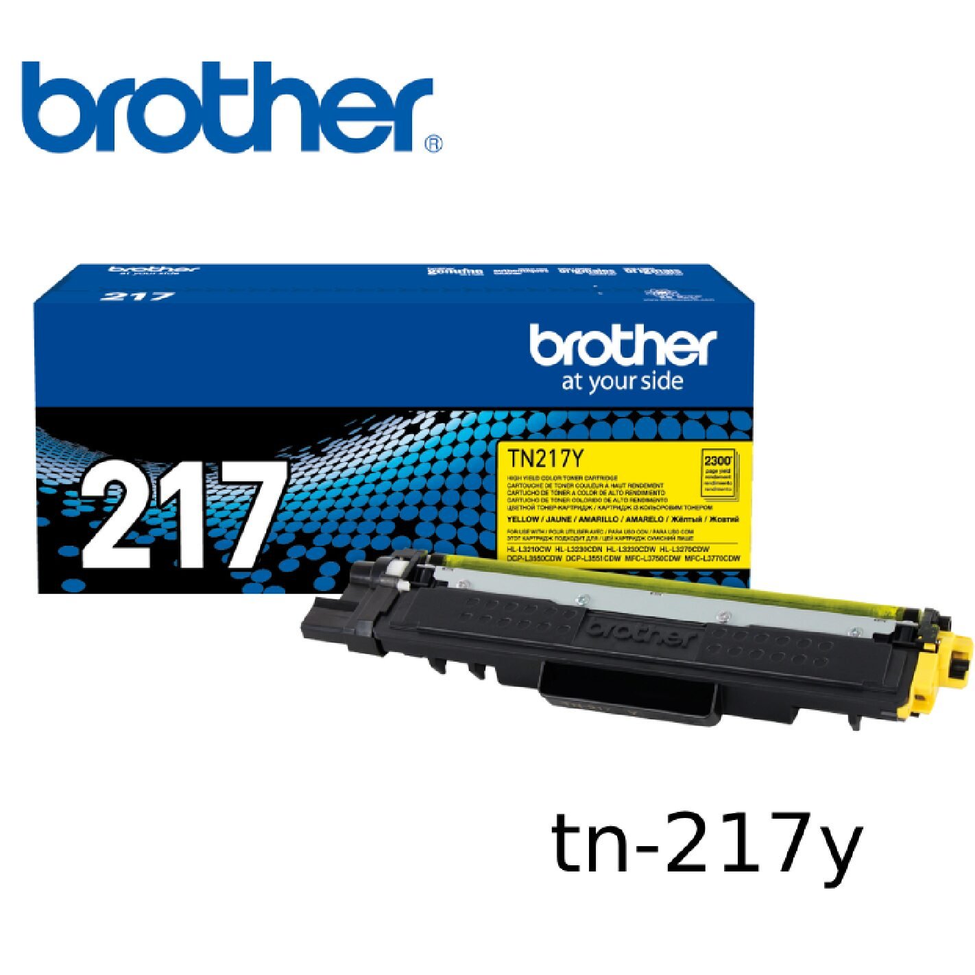 Toner Brother Tn-217 Yellow Hl-L3270, Dcp-L3551, Mfc- L3750