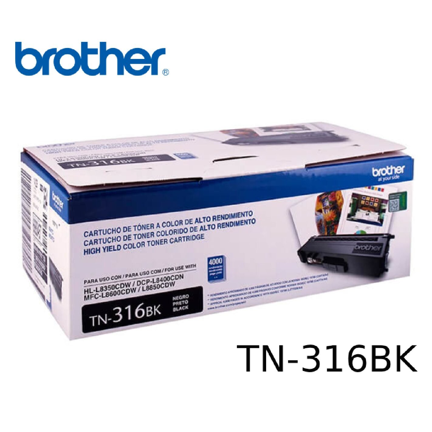 TONER BROTHER TN316BK HL-L8350/MFC-L8850